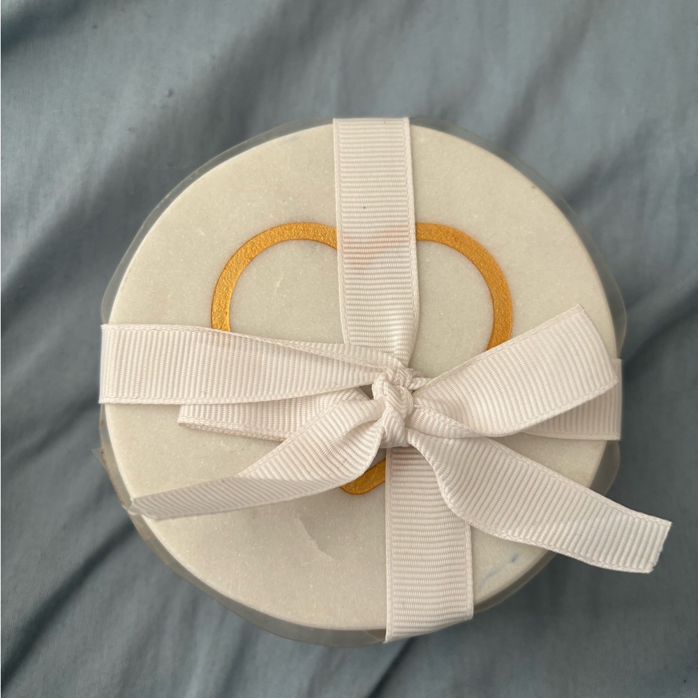 Marble heart coasters